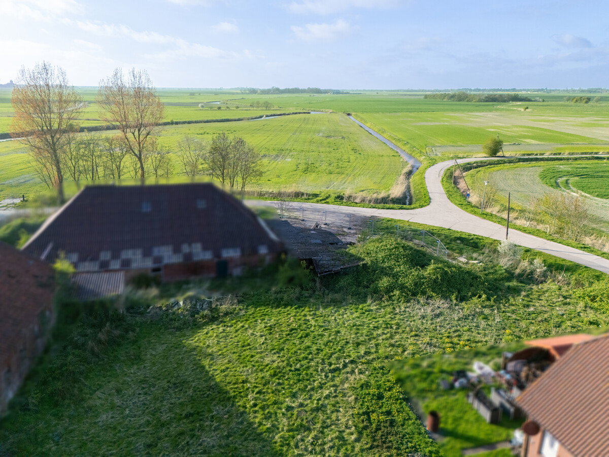 Blick auf das Grundstück