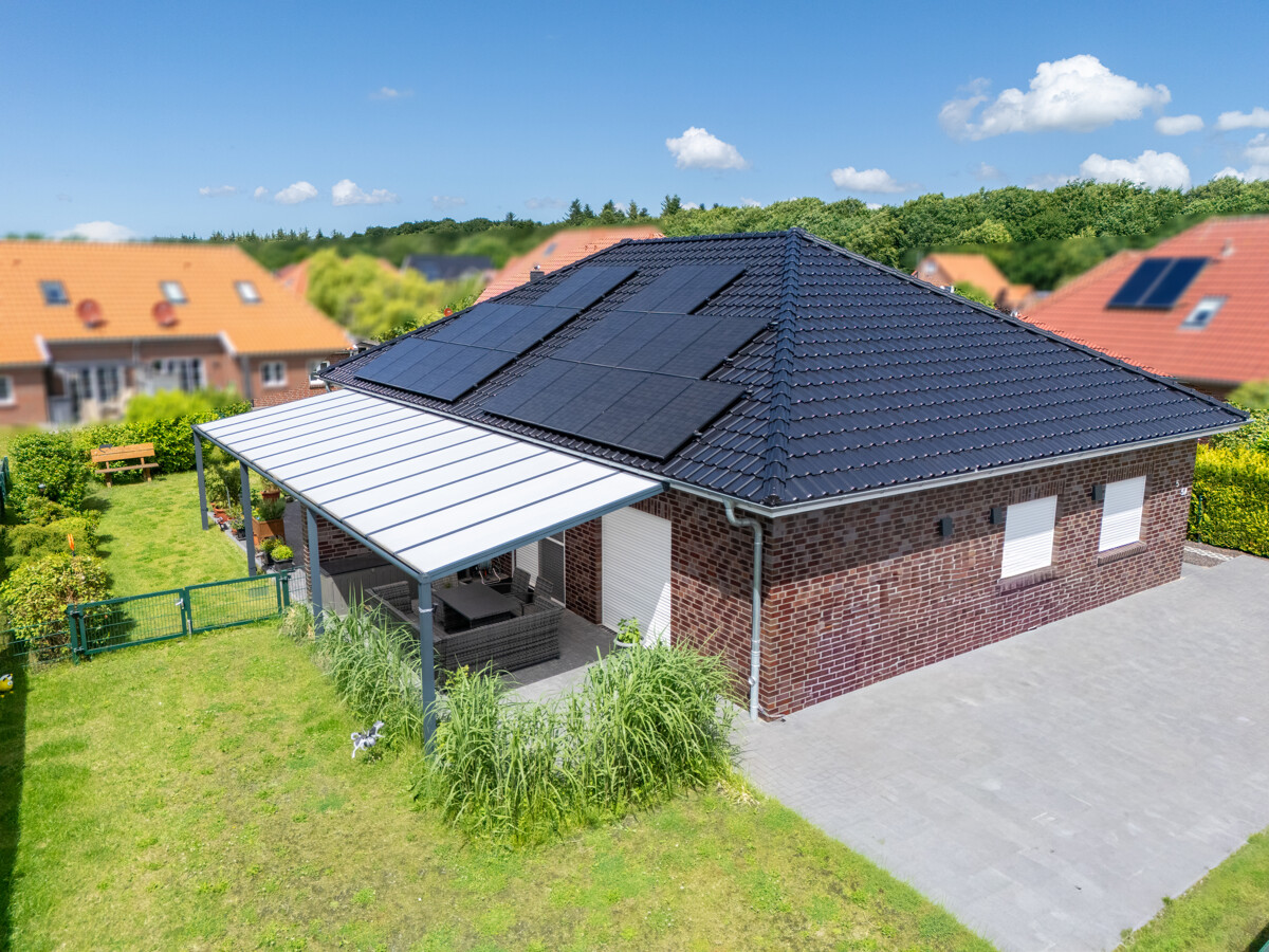 Blick auf die Immobilie