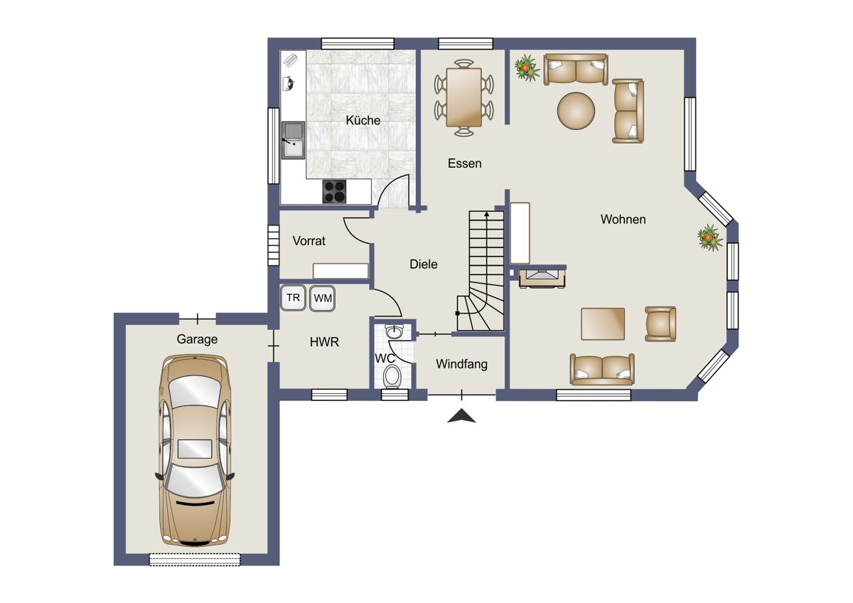 Grundriss EG