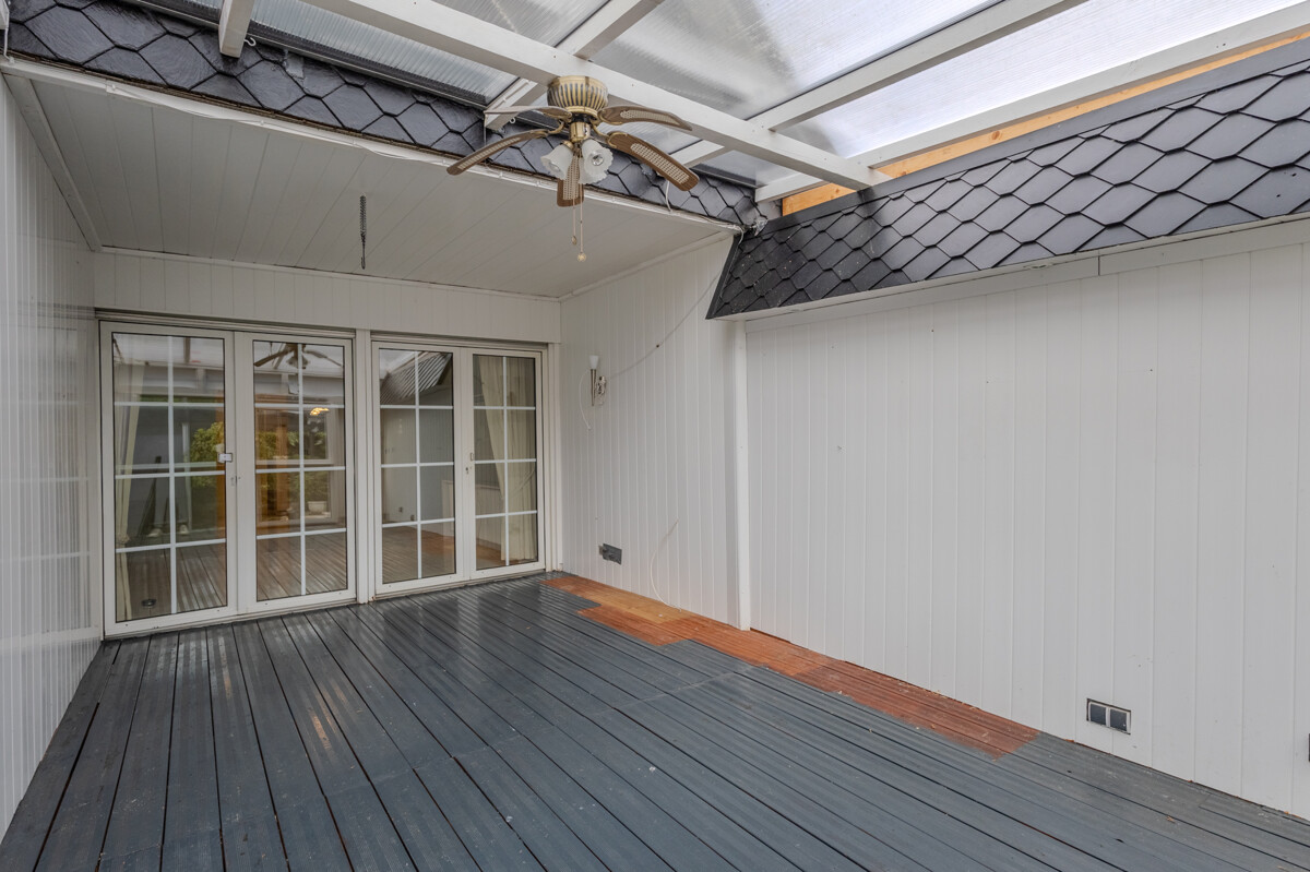 Überdachte Terrasse