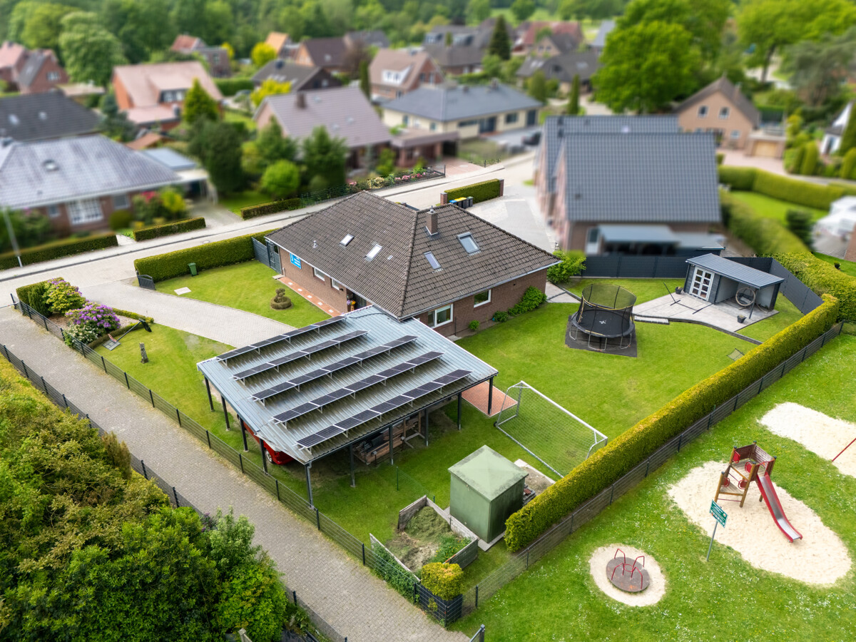 Blick auf die Immobilie
