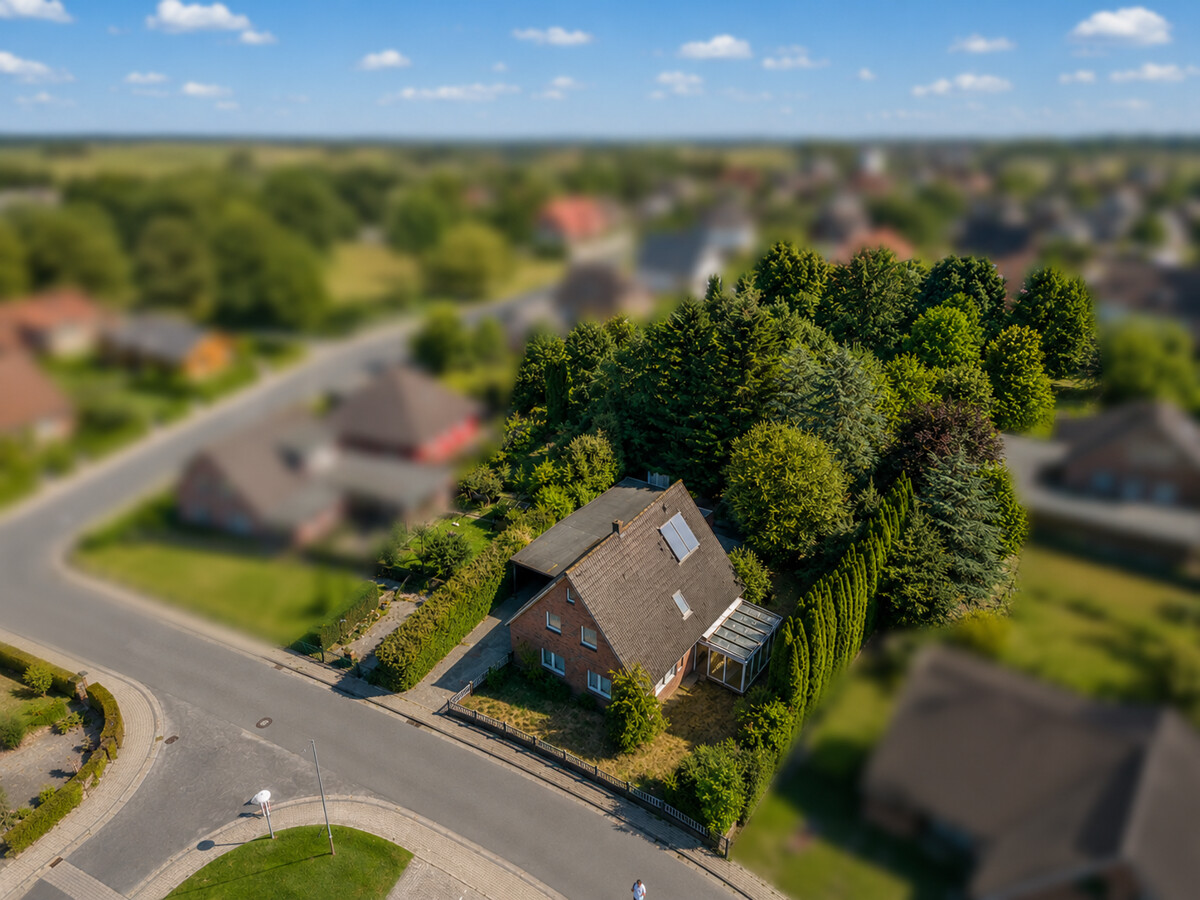 Blick auf die Immobilie