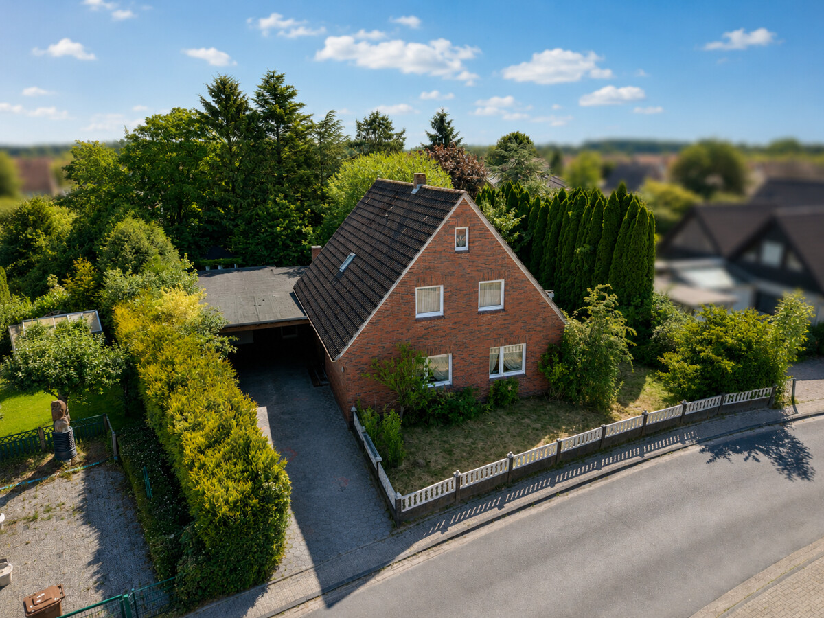 Blick auf die Immobilie