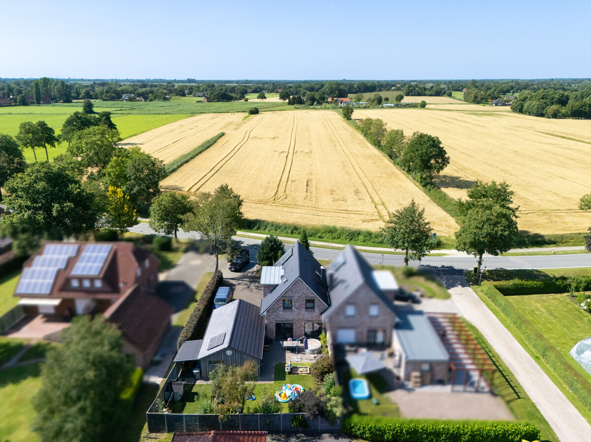 Luftaufnahme Gartenansicht