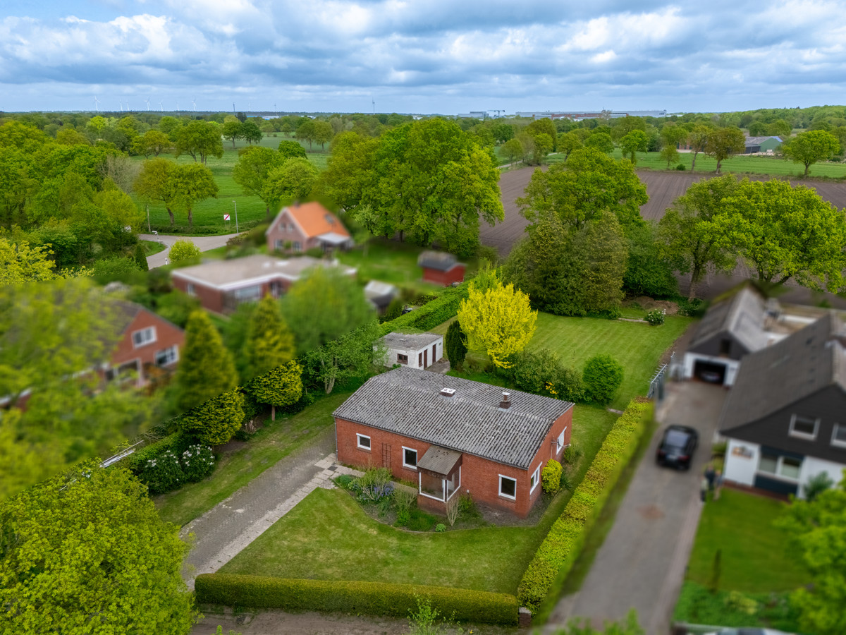 Blick auf das Grundstück