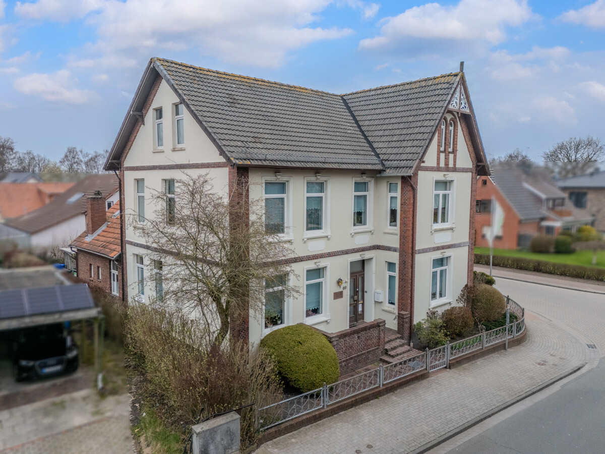 Blick auf die Immobilie