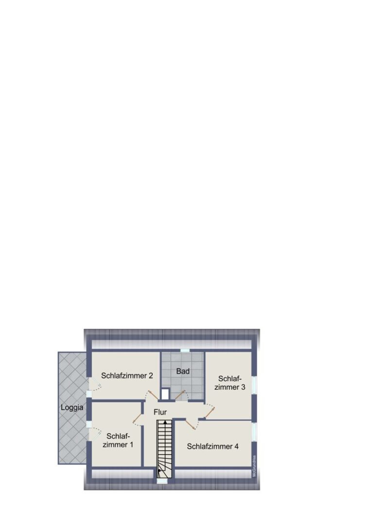Grundriss Obergeschoss