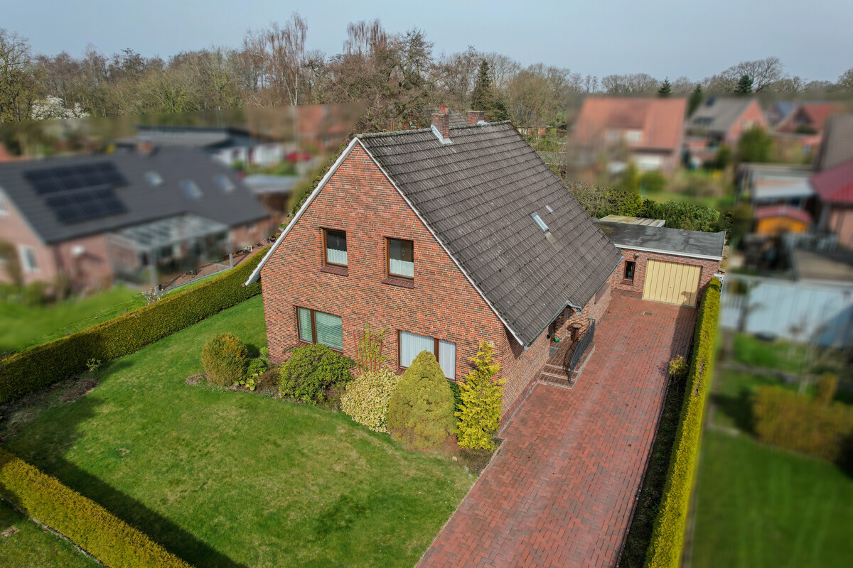 Blick auf die Immobilie