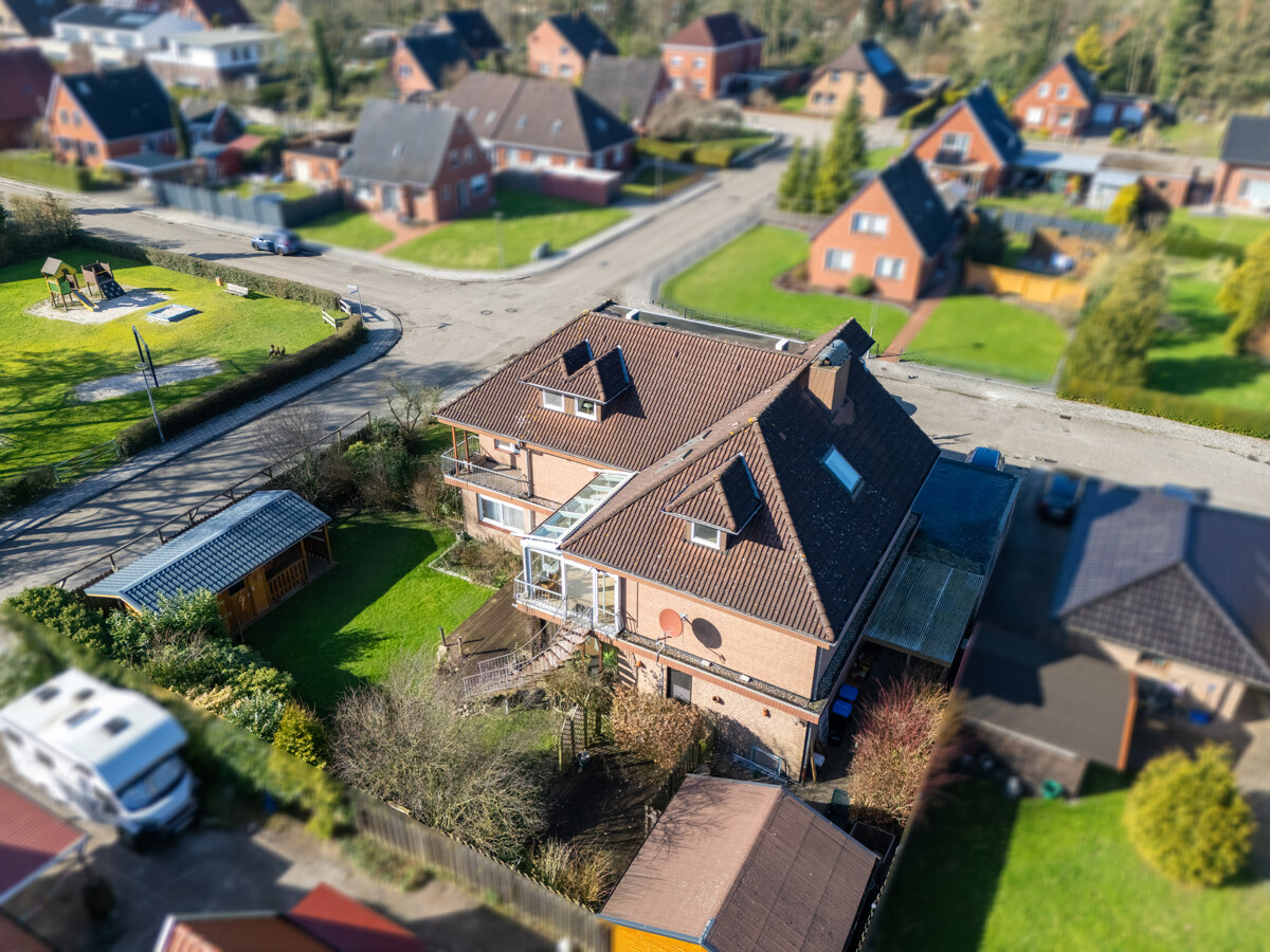 Blick auf die Immobilie