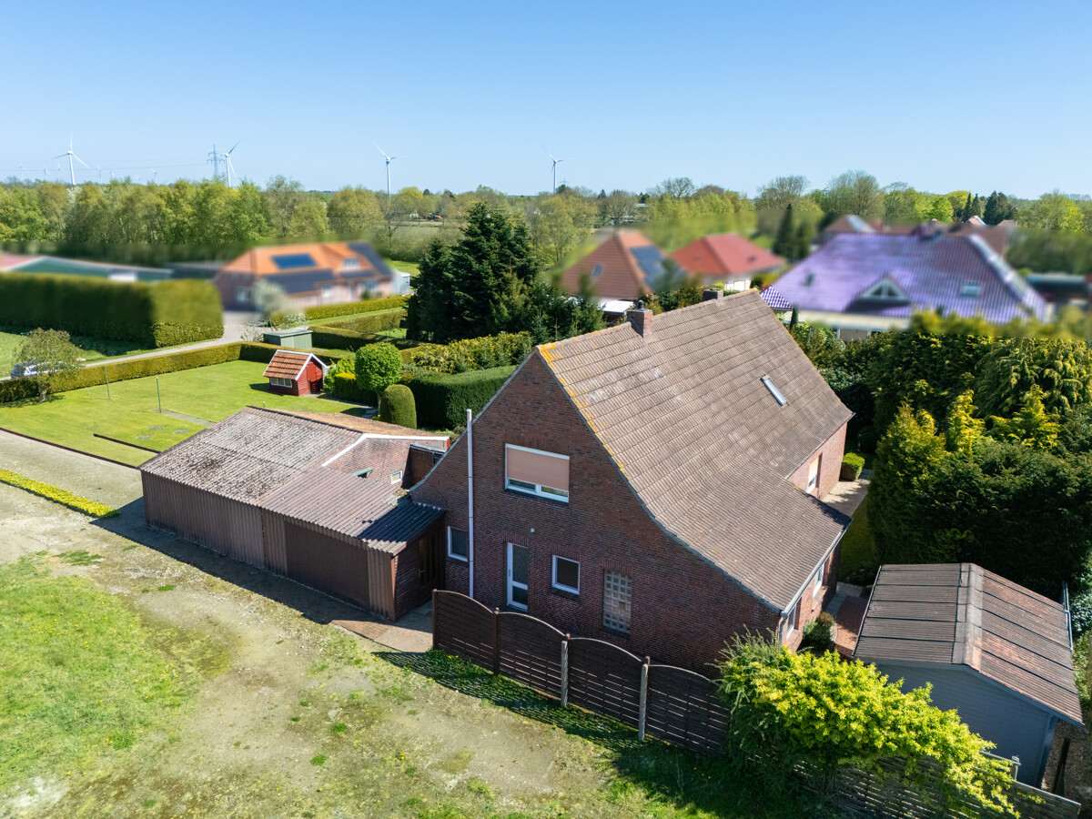 Blick auf die Immobilie