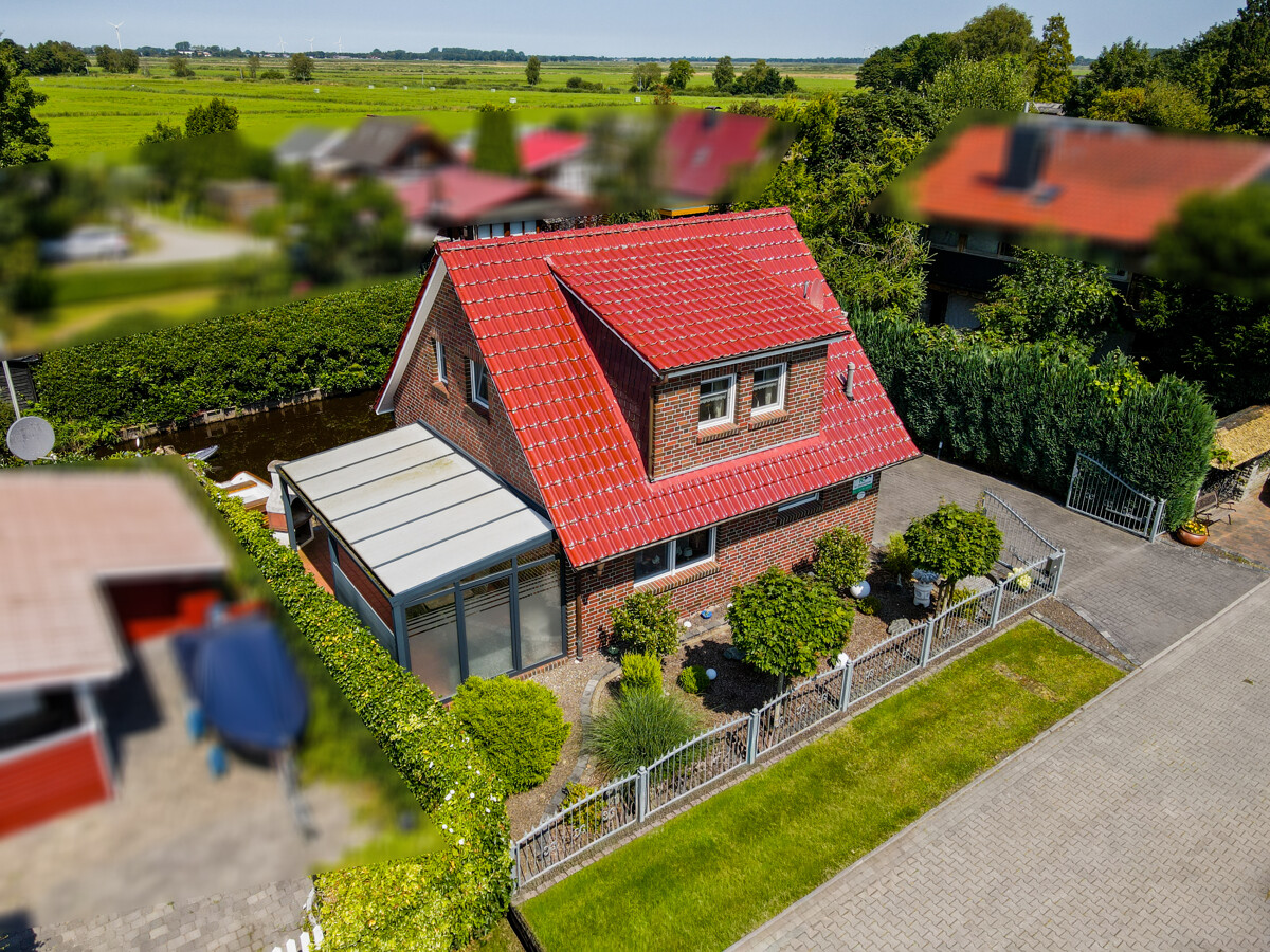 Blick auf die Immobilie