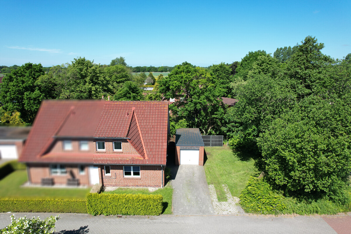 Blick auf die Immobilie