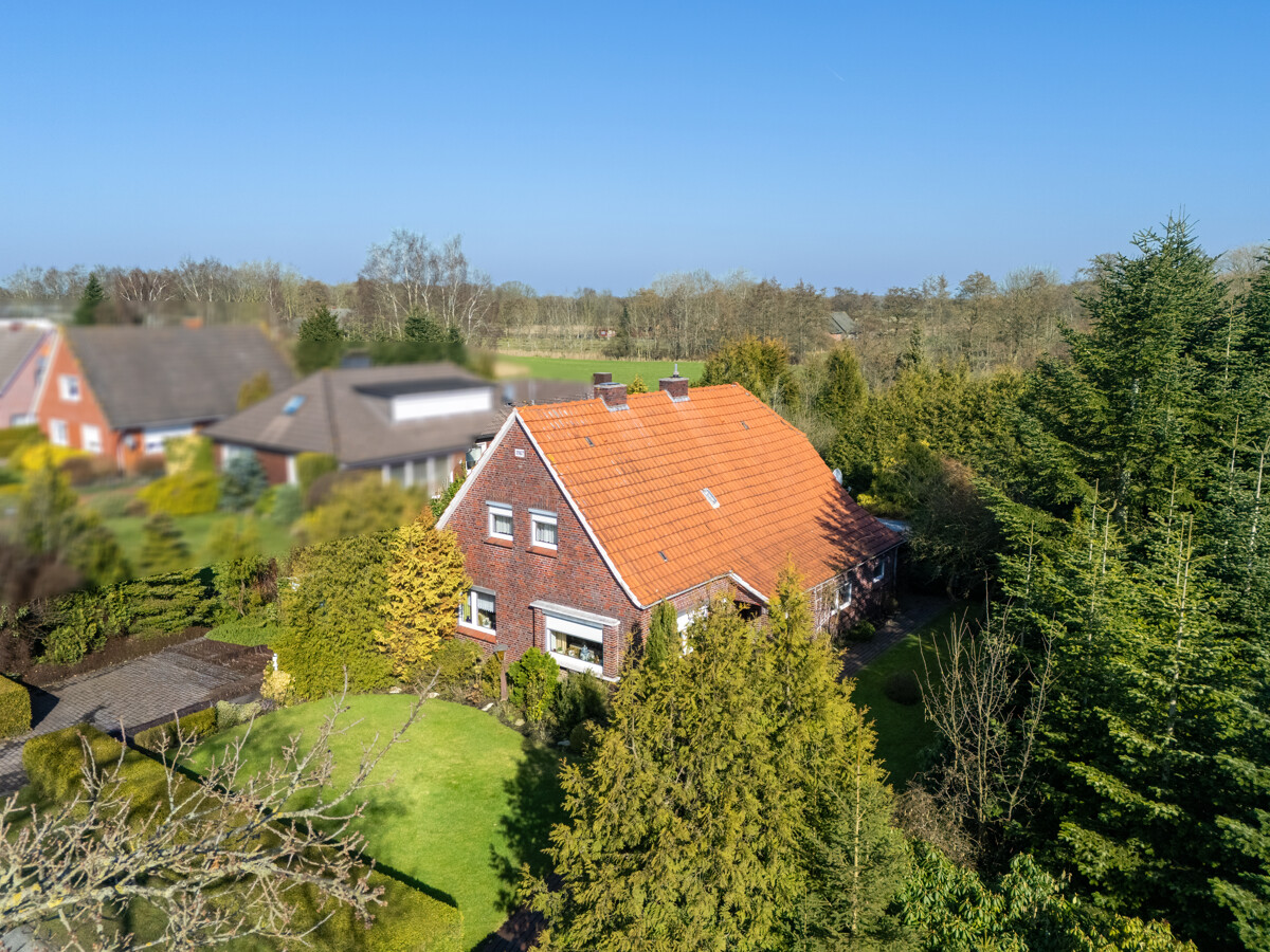 Blick auf die Immobilie