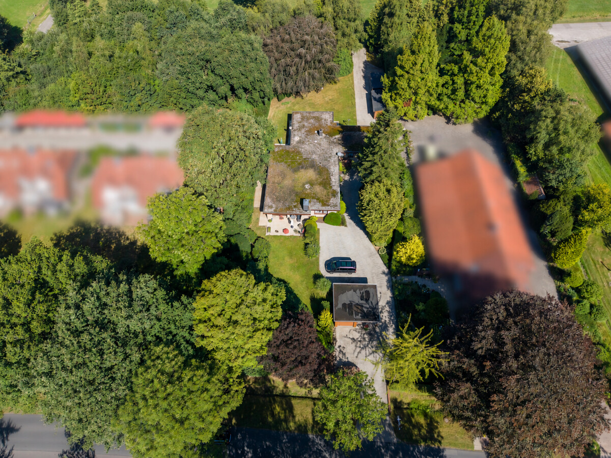 Blick auf das Grundstück