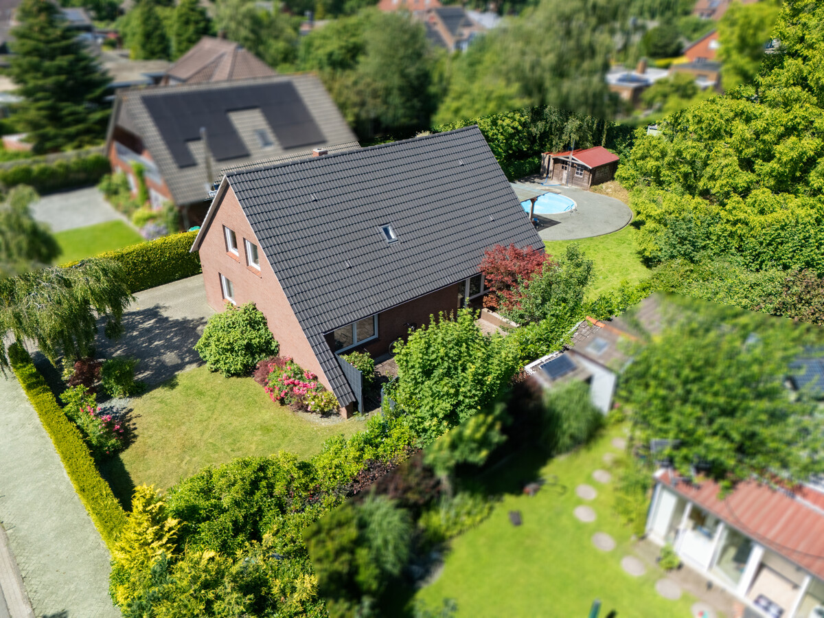 Blick auf die Immobilie