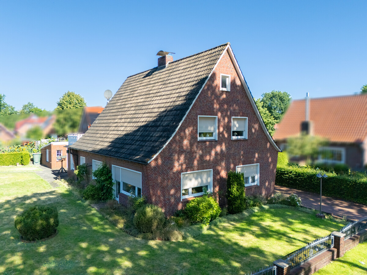 Blick auf die Immobilie
