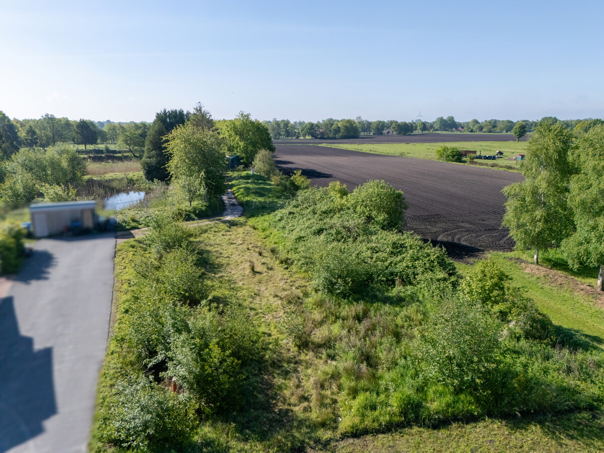 Blick auf das Grundstück