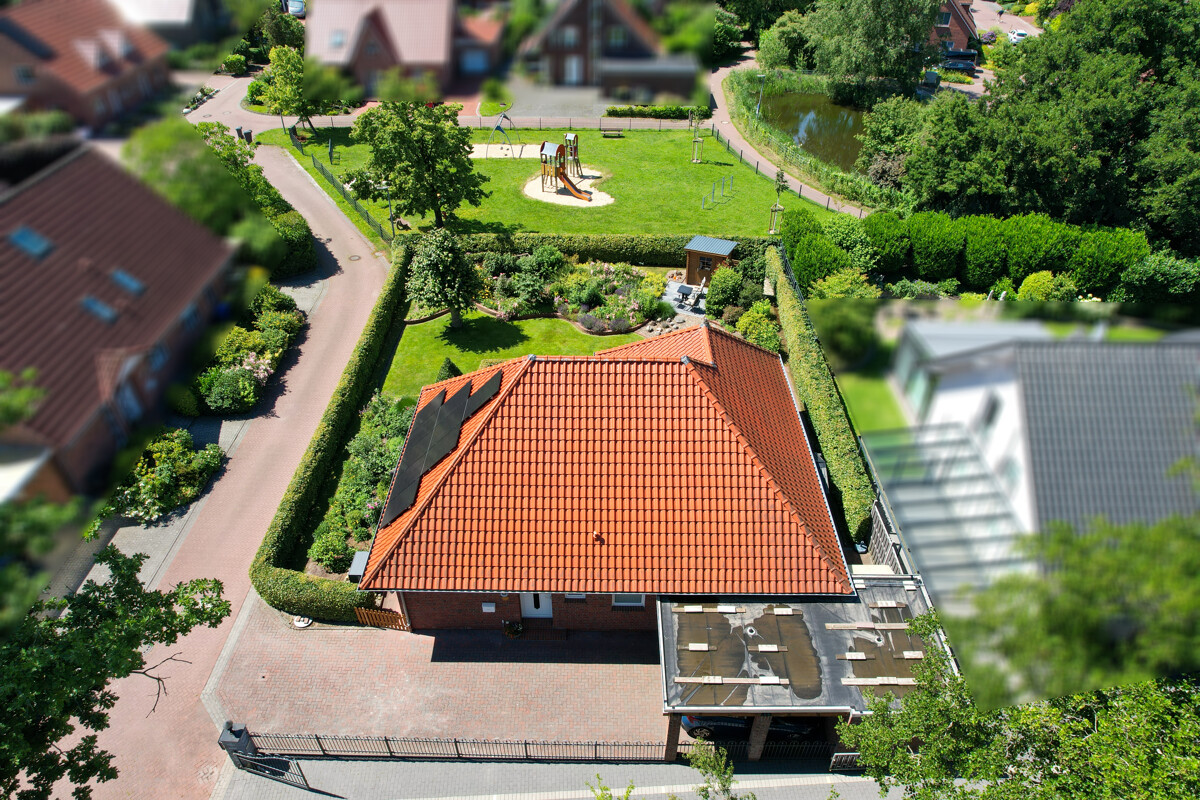 Blick auf die Immobilie