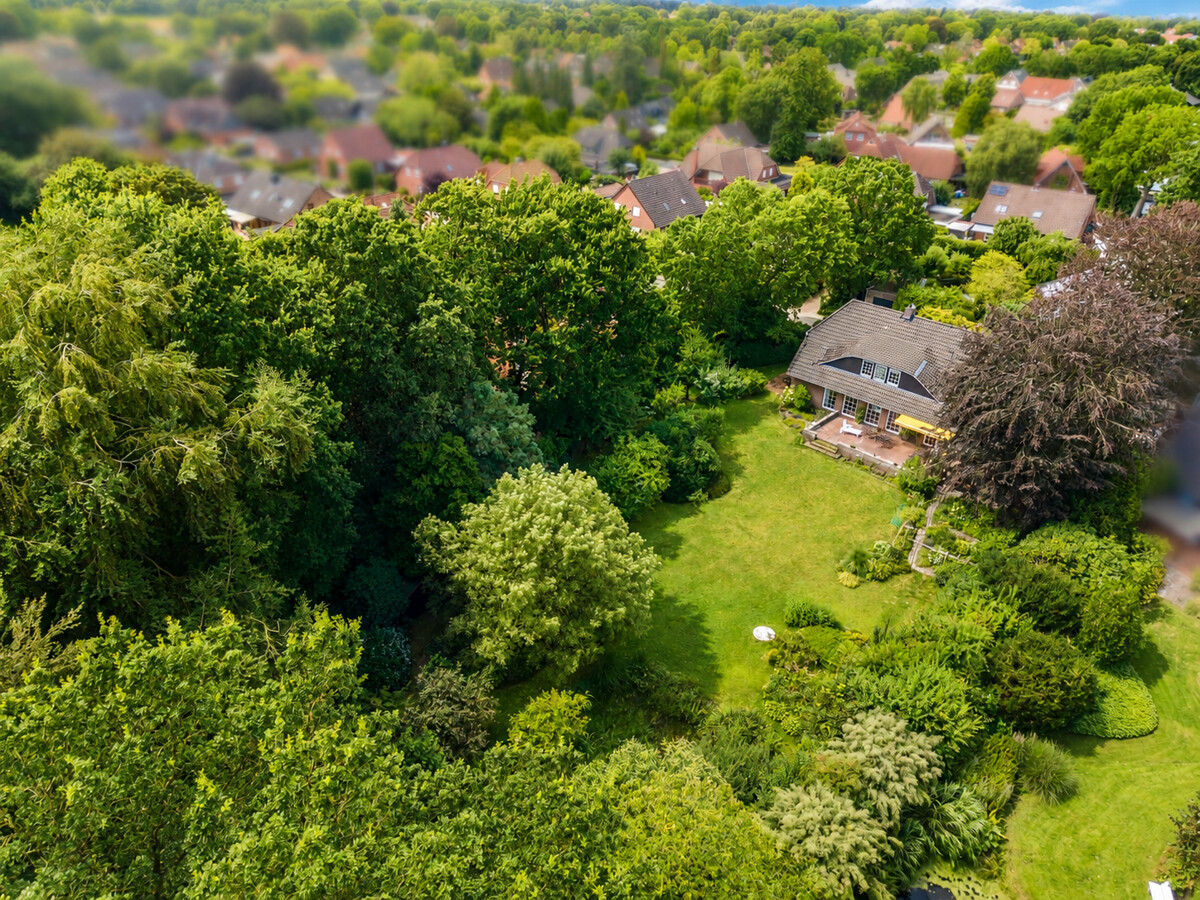 Blick auf das Grundstück