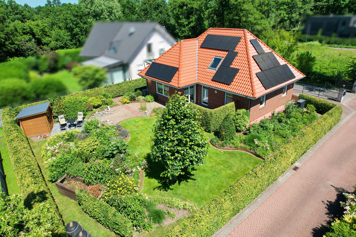 Blick auf die Immobilie